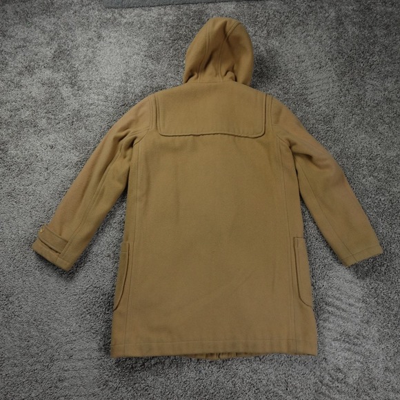 Abercrombie & Fitch Jacket Womens Medium Field Quilted Hooded Coat Toggle Wool - Picture 8 of 13